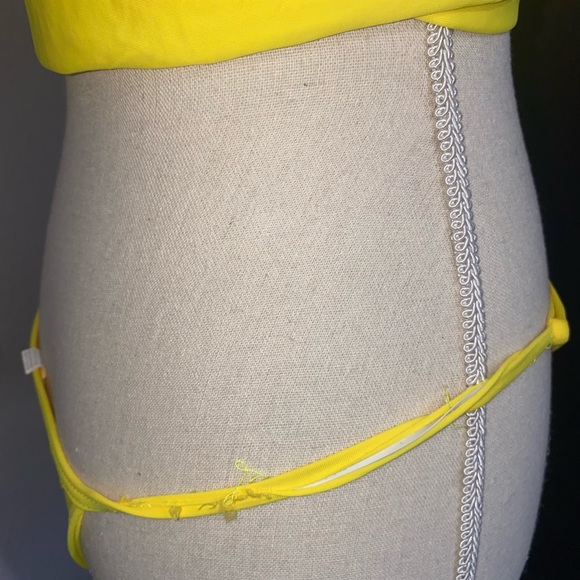 Yellow Crop Top(only) Swimsuit - Picture 4 of 5